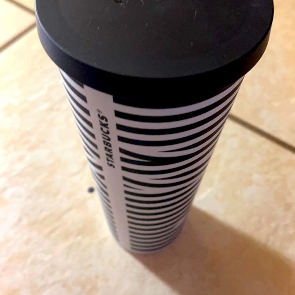 STARBUCKS ZEBRA TUMBLER - Picture 3 of 7